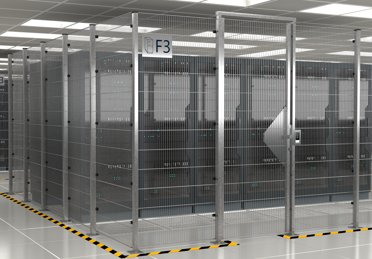 Row posts for mesh partition wall - Data center ECONFENCE® BASIC LINE ...