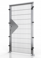 SINGLE HINGE DOOR FOR WAREHOUSE PARTIONING TS01 ECONFENCE® BASIC LINE ZINC 1000x2000MM