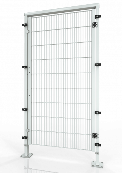 SINGLE HINGE DOOR FOR MACHINE GUARDING ECONFENCE® BASIC LINE GH01 1000x2000 RAL7035