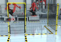 MACHINE GUARDING FOR ROBOTICS & AUTOMATION, MODULAR SYSTEM ECONFENCE® BASIC LINE HEIGHT 2000MM