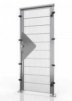 SINGLE HINGE DOOR FOR WAREHOUSE PARTIONING TS01 ECONFENCE® BASIC LINE ZINC 800x2000MM