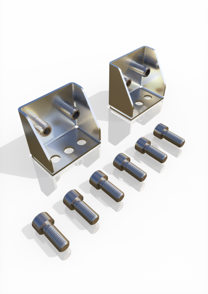 Cross-beam holder set for cross-beam ECONFENCE® BASIC LINE ABSTRAZZSCHARUNG