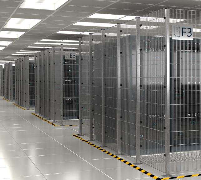 Separation grids for IT data centre | ONLINE MAGAZINE | safetyfence24.com