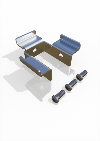 Grid support set for corner posts ECONFENCE® BASIC LINE