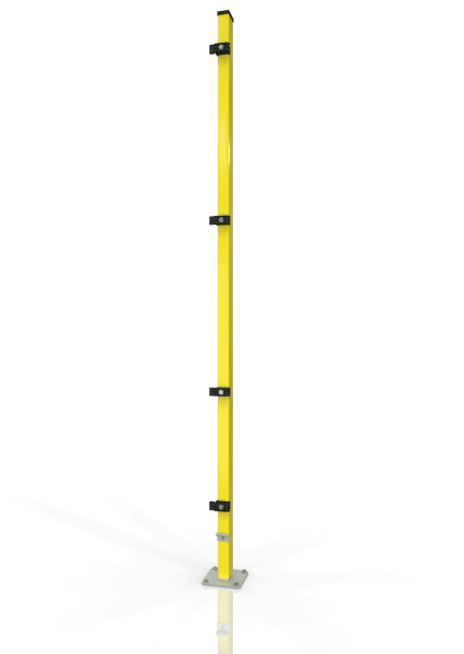 Rijpalen voor machineafschermingen ECONFENCE® BASIC LINE 60x40x2200mm RAL-1021