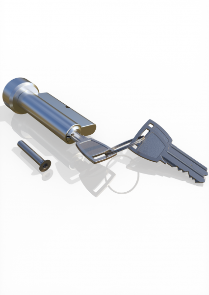 Profile cylinder set (escape release) ECONFENCE® sliding door TS01