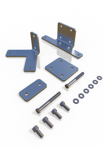 Mounting bracket set for Dictator® door closer