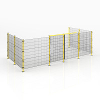 MACHINE GUARDING, MODULAR SYSTEM ECONFENCE® BASIC LINE 3000x6000 sliding door