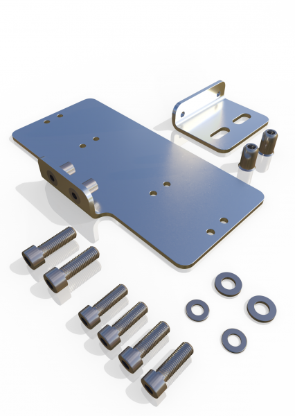 Circuit breaker set AZ16 bracket for swing door ECONFENCE®