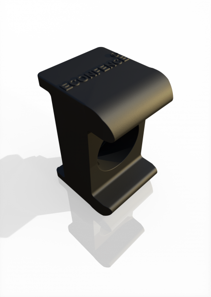Mesh holder (impact version) Row post ECONFENCE® BASIC LINE