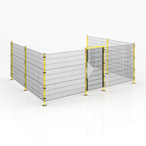 Osłona bezpieczeństwa maszyny, SYSTEM KONSTRUKCYJNY ECONFENCE® BASIC LINE 4000x5000
