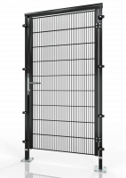 Maschinen-Schutzgitter Drehtür in der Größe 1000 x 2000 mm , Farbe schwarz- Beim Experten bestellen