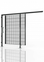 Porta scorrevole per protezione macchine ECONFENCE® BASIC LINE BT01 1200x2000 RAL9005