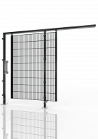 Porta scorrevole per protezione macchine ECONFENCE® BASIC LINE GH01 1200x2000 RAL9005