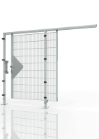 Schiebetür für Maschinen-Schutzgitter in der Größe 1200 x 2000 mm - Schutzzaun24