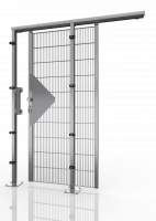 Porta scorrevole per rete divisoria ECONFENCE® BASIC LINE ZINK TS01 800X2000mm