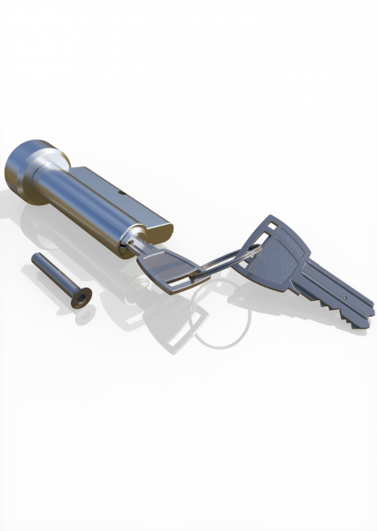 Profile cylinder set (escape release) ECONFENCE® Sliding door TS01
