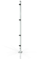 Row posts for machine guarding ECONFENCE® BASIC LINE 60x40x2200mm RAL-7035