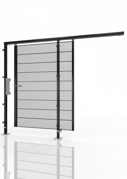 Schuifdeur voor machinebeveiliging ECONFENCE® BASIC LINE BT01 1200x2000 RAL9005