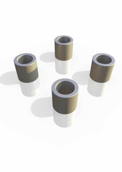 Spacer sleeve for HYGIENEFENCE posts®