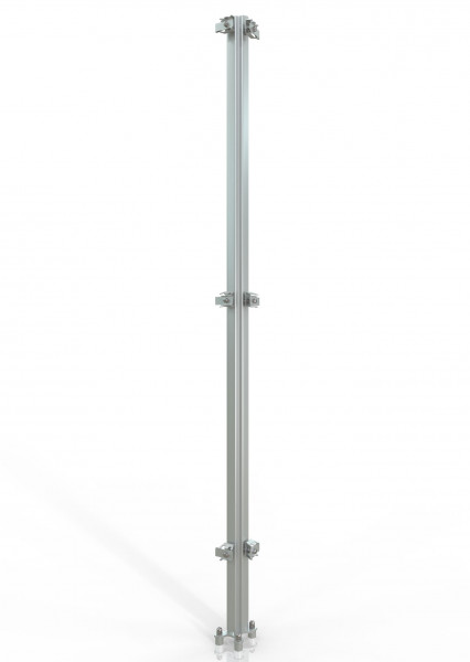 Stainless steel corner posts for HYGIENEFENCE machine guarding®2000mm