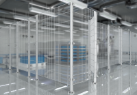 Stainless steel machine guard, fence package HYGIENEFENCE®2000MM
