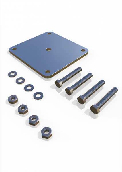 Zestaw przeciwpłytkowy do stopy słupka ECONFENCE® BASIC LINE ABSTRAIN PROTECTION